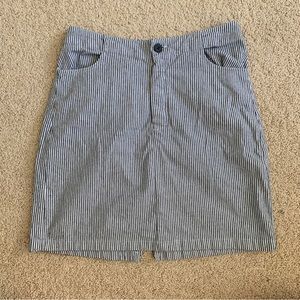 Brandy Melville Kassia Striped Mini Skirt